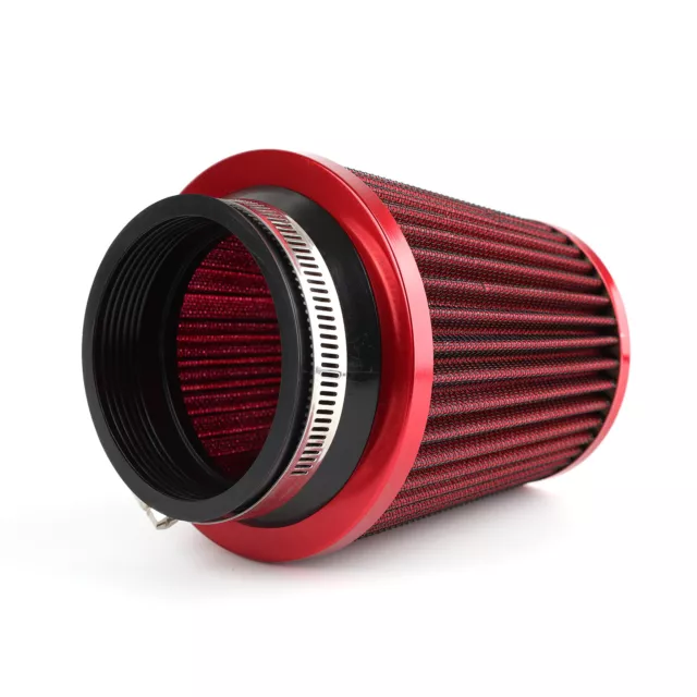 3" 76mm Universal Luftfilter Sport Luftfilter Lufteinlassfilter Kegel Air Filter