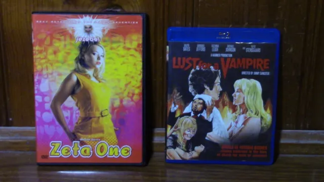 Yutte Stensgaard Lot Lust for a Vampire & Zeta One Sexy Hot Girls DVD Blu-Ray