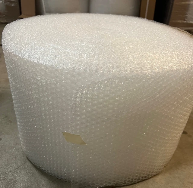 NEW 250' 3/16" Small Bubble Cushioning Wrap 12" Wide and Perforated every 12"