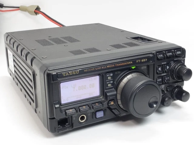 YAESU FT-897D HF/VHF/UHF 50/144/430MHz 100W Ham Radio Transceiver EUR ...