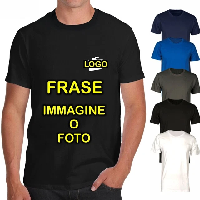 T-Shirt Manica Corta Girocollo Tshirt Maglia Cotone Maglietta Uomo Donna Unisex
