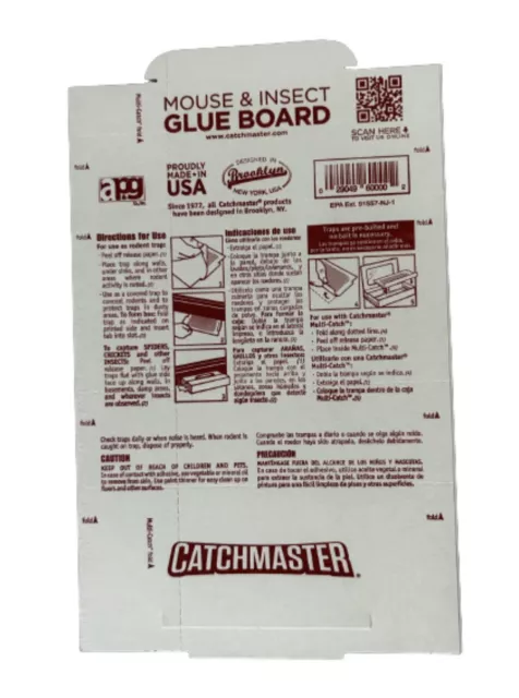 Catchmaster Pro Strength Pre-Baited Mouse & Insect Glue Boards, 10-Pack