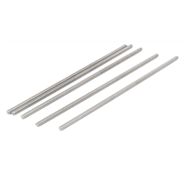QUARKZMAN 1Pcs Varilla Roscada Completa M10 X 130mm Acero Inoxidable 304 Rosca A La Derecha Pernos De Barra Para Ensamblaje De Muebles Y Maquinaria