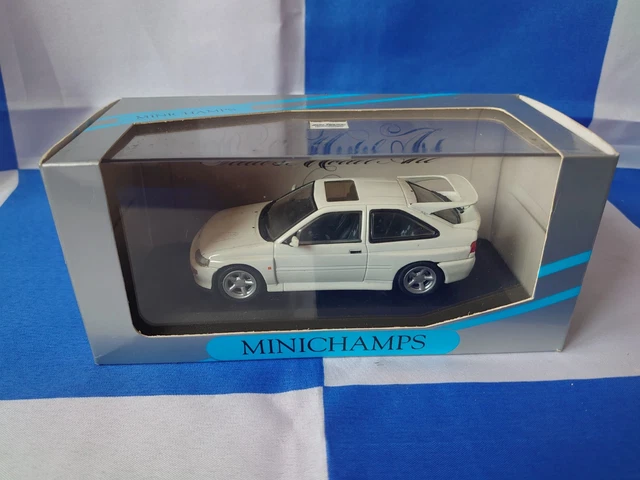 Miniature Ford Escort Cosworth RS rallye DTT 1994 Team Wolf racing Huertgen 1/43 métal collection Minichamps Collector - Modélisme