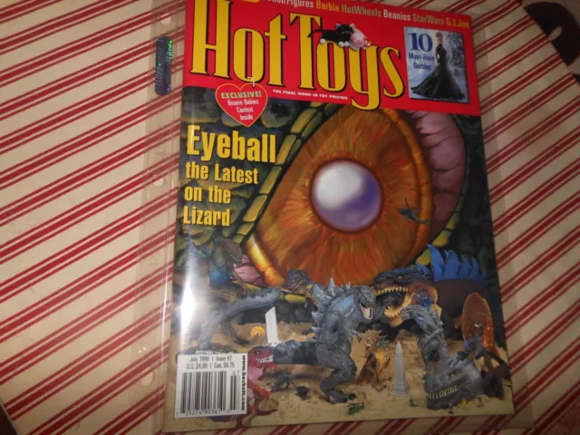 Beckett Hot Toy's Issue 2 with Eyeball Lizard Cover July 1998