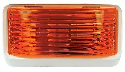 FulTyme RV 590-1115 Porch Light Square with O Switch Amber