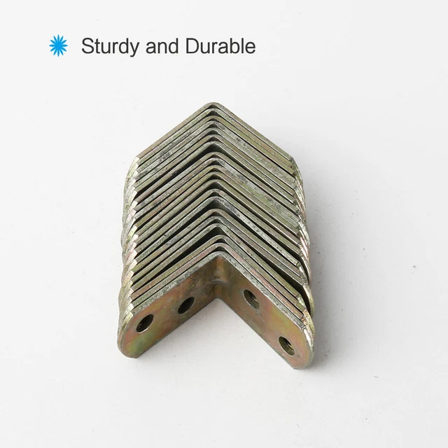 Angle Bracket Metal Corner Brace L Shaped Right Angle Bracket 30x30mm, 10pcs 7