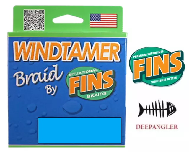 FINS WINDTAMER BRAID Fish Line 20 LB, 500 Yards, Pink Fishing Line, USA  Made $49.95 - PicClick