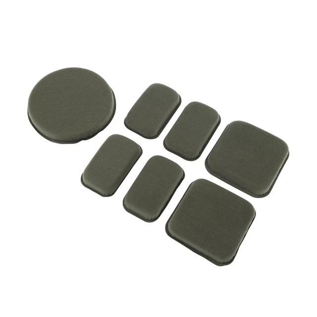 Helmet Padding Kit 7PCS EVA Protective Helmet Lining Mats 24PCS Hook & Loops OCH
