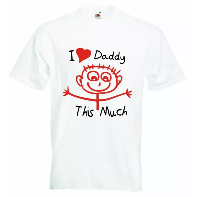 I Love Daddy This Molto Personalizzati Bambino T-shirt Magliette Abbigliamento