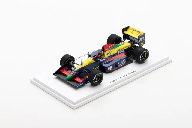 Model F1 Spark 1/43 Lola THL2 Belgium Gp 1986 #15 A. Jones