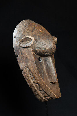 Bambara Zoomorphic Mask, Mali, African Tribal Arts