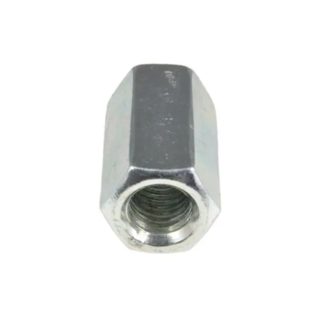 M6 M8 M10 M12 M16 M20 M24 M30 M36 Hex Rod Coupler Nut Coupling Zinc Plated 2
