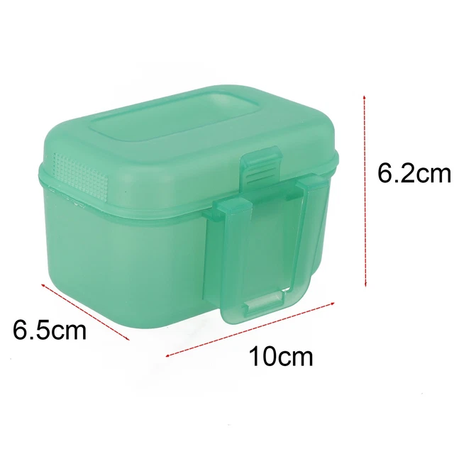 Boîte à Appâts De Pêche Avec Clip - 2 Compartiments, Ventilation, Magnétique