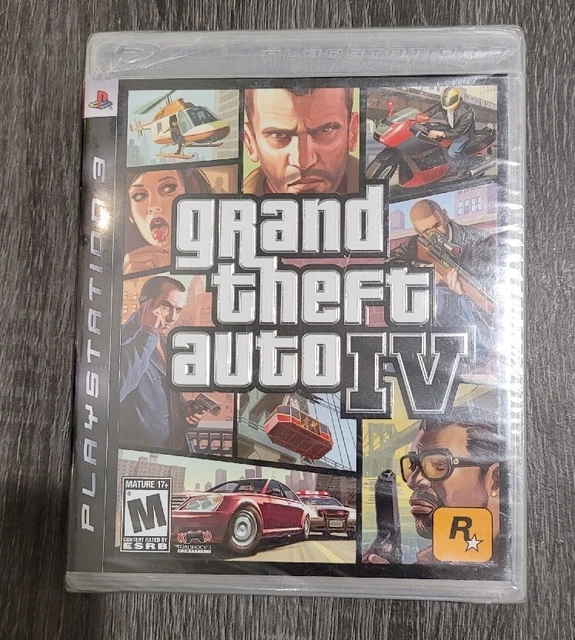 Jeu GTA IV (4) PS3 Complet - Avec Boîte, Carte Et Notice, En Très Bon état (TBE)