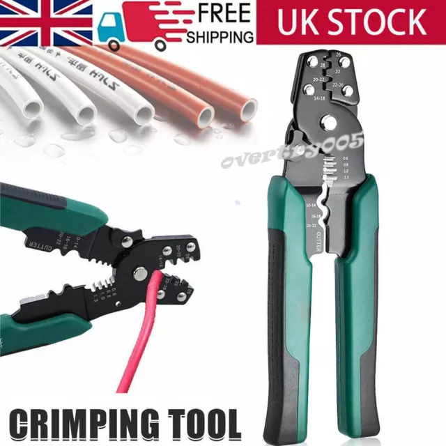 Self-Adjustable Automatic Cable Wire Crimper Crimping Tool Stripper Plier Cutter