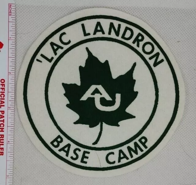 BSA 'LAC LANDRON BASE CAMP  5" Round Patch   FELT