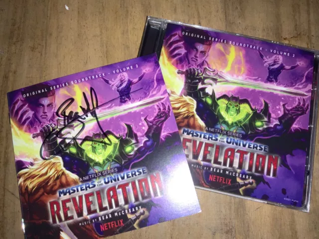 MASTERS OF THE UNIVERSE REVELATION VOL 2 BEAR McCREARY SIGNED TV soundtrack CD