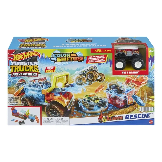 Hot Wheels Monster Trucks Arena Smashers Mega Wrex vs Crushzilla -  Autobrinca Online