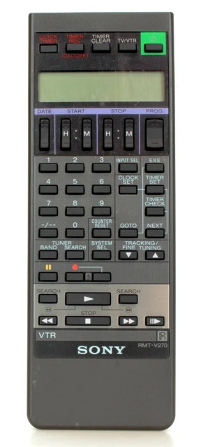 VÉRITABLE TÉLÉCOMMANDE SONY RM-V211T Télécommande Commander Control Noire 204142844168