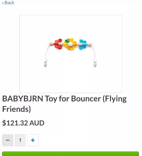 Baby Bjorn Toy for Baby Bouncer (Flying Friends) (BabyBjorn) Rare Item 2