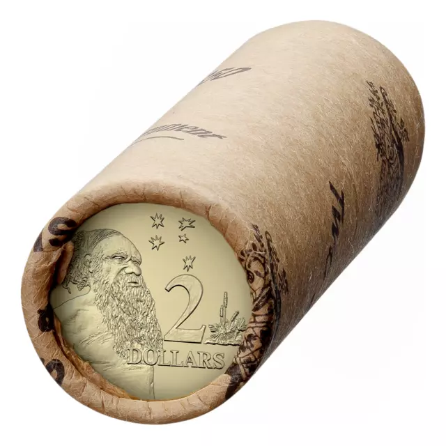 2024 $2 King Charles III Effigy T/T Non-Premium Coin Roll - In stock Now