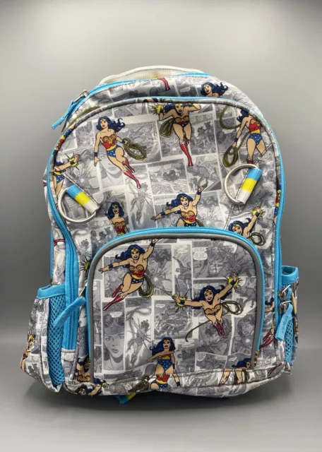 POTTERY BARN KIDS Wonder Woman Backpack Small Preschool 14 x 11 inches Flaws 25.00 PicClick
