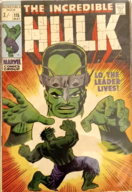 The Hulk 115 Marvel Comics Rare Issue