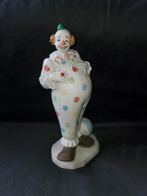 Vtg  Flambro Circus World Museum Clown Figurine 8" / Grotesque 1985 Series Of 6