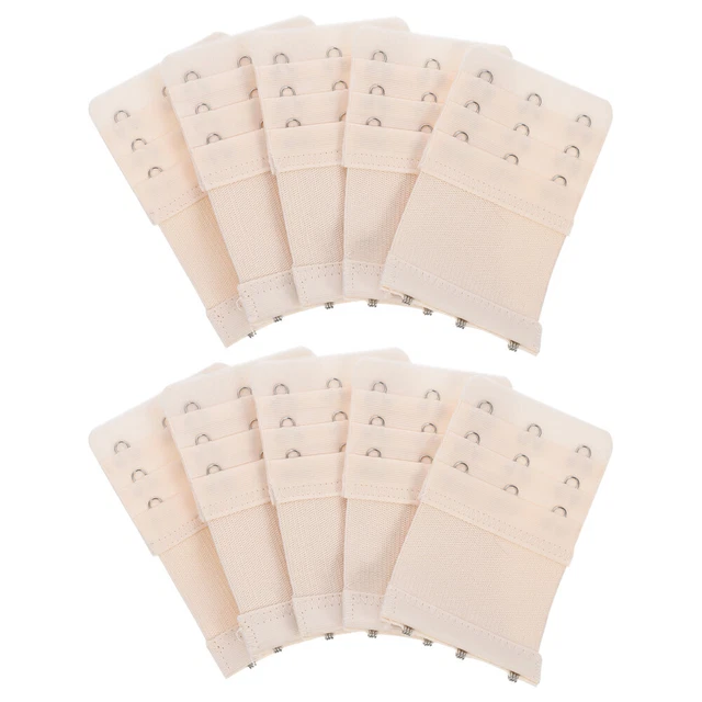 10 Pcs Bra Extension 3 Hook Underwear Extender Backless Bras Women Bra Buckle