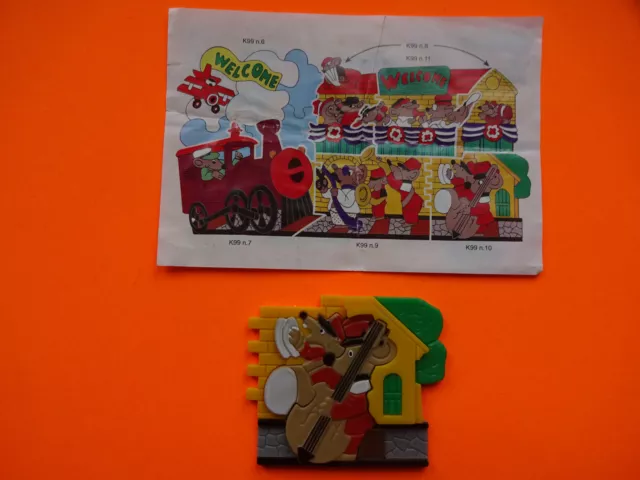 K99 n.010 - Plastikpuzzle - Am Bahnhof + BPZ