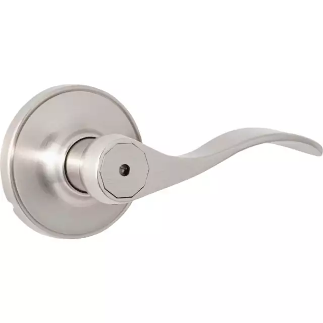 Steel Pro Brushed Nickel Privacy Door Lever LC2X201B Steel Pro LC2X201B