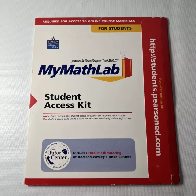 MyLab Math -- Standalone Access Card by Pearson Pearson Education