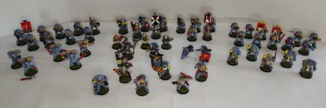 Warhammer 40K - Space Wolves Army FULLY PAINTED