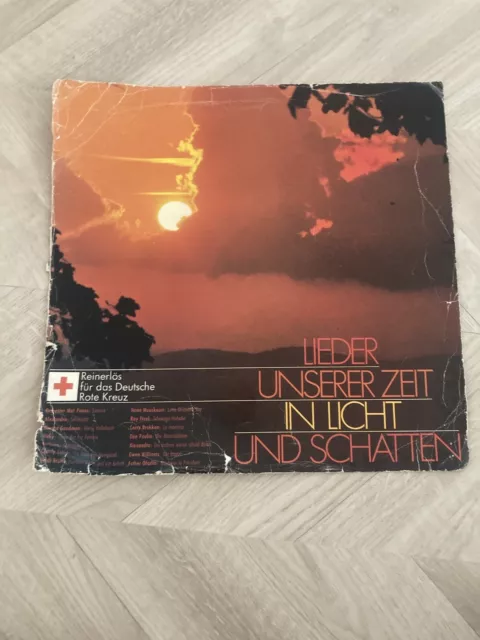 Vinyl Schallplatte Nur Hülle Defekt Deko Lieder Unserer Zeit Licht Und Schatten