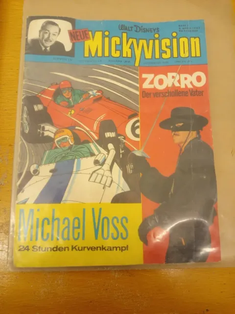 Mickyvision MV, Heft Nr. 7,  Ehapa Verlag, 5. April 1965, WALT DISNEY MickyMaus