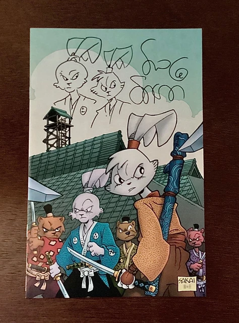 IDW Usagi Yojimbo #20 Stan Sakai Signed & Sketched Virgin Variant 1st Yukichi NM