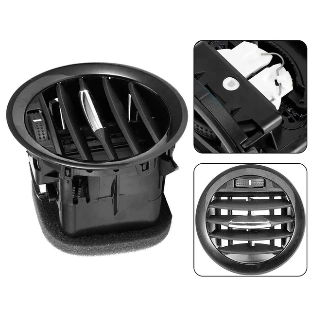 Couverture Grille Ventilation Voiture 2 Pcs – Style Fibre De Carbone, ABS Universel 33x11 Cm