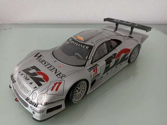 Lot 2 Mercedes CLK GTR 1/43 Warsteiner D2 Maisto - Boîtes Scellées