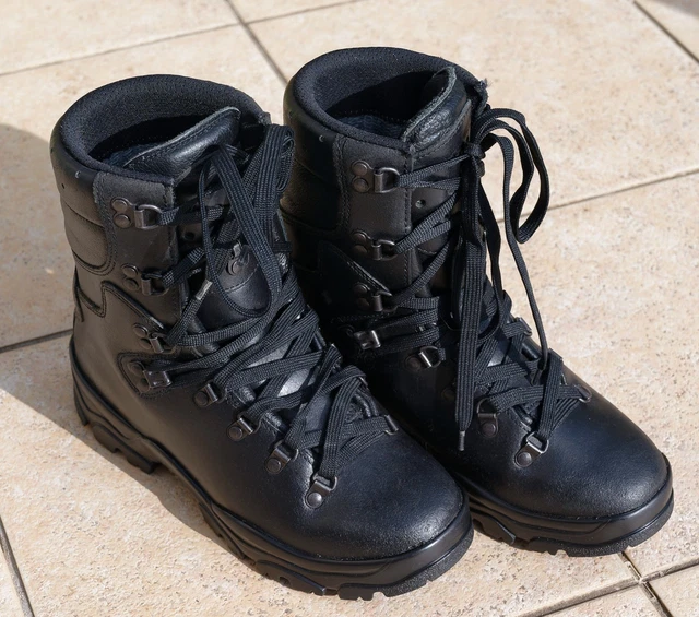 Bottes Légères Pataugas Vintage De L'Armée Française - Toile Et Caoutchouc - Taille Unique - Occasion Bon état