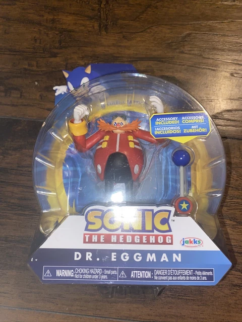 SONIC THE HEDGEHOG Dr Eggman with Checkpoint 4" Action Figure Toy Jakks ...