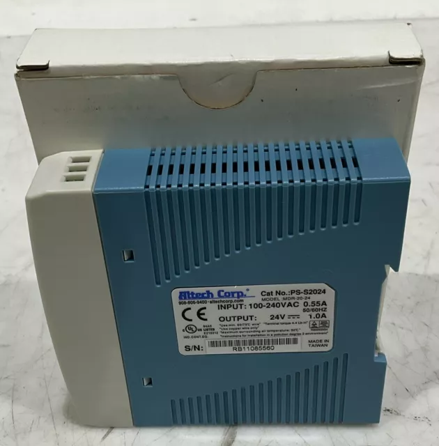 Altech Corp Ps-S2024 100-240Vac 0.55A 50/60Hz Power Supply U3S