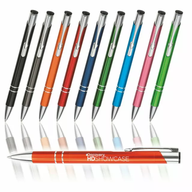 Alu Kugelschreiber mit Gravur, Logo | Modell C | ab 50 Stk | Werbeartikel
