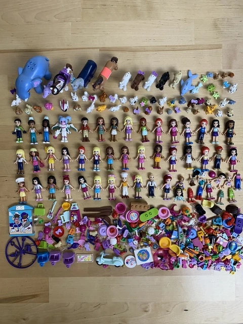 Lot of LEGO Friends Minifigures Animals & accessories - Mini Doll - One Pound Lot of LEGO Friends Minifigures Animals & accessories - Mini Doll - One Pound