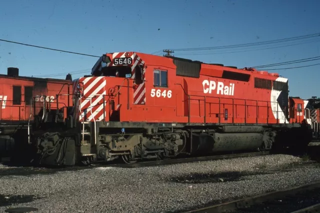 CP 5646 CANADIAN PACIFIC Railroad Train Locomotive Original 1975 Photo ...