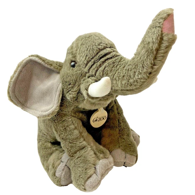 WILD REPUBLIC ELEPHANT Plush Stuffed Animal 9" Gray Chattanooga Zoo