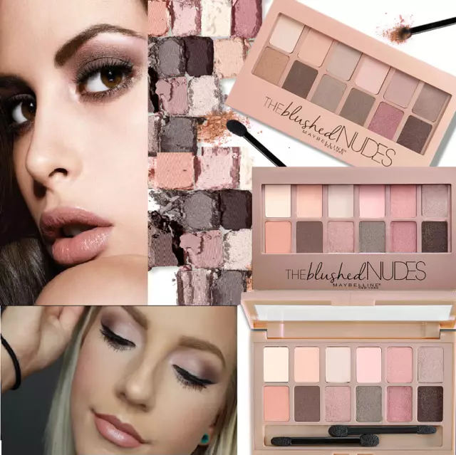 MAYBELLINE  BLUSHED NUDES Nu Rose Palette d’Ombres Fards à Paupières 12 Nuances