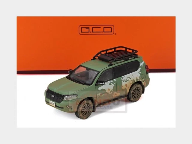 Modèle Réduit 1/64 Toyota Land Cruiser Prado 150 Gris (LHD) - Marque GCD