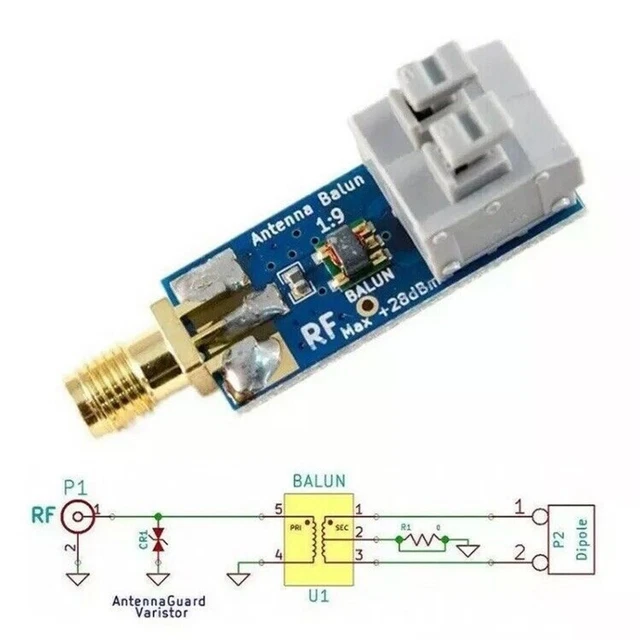KW Balun Antenne Geroosaty 1:9 Balun 200W - Kurzwellen Balun Für HAM