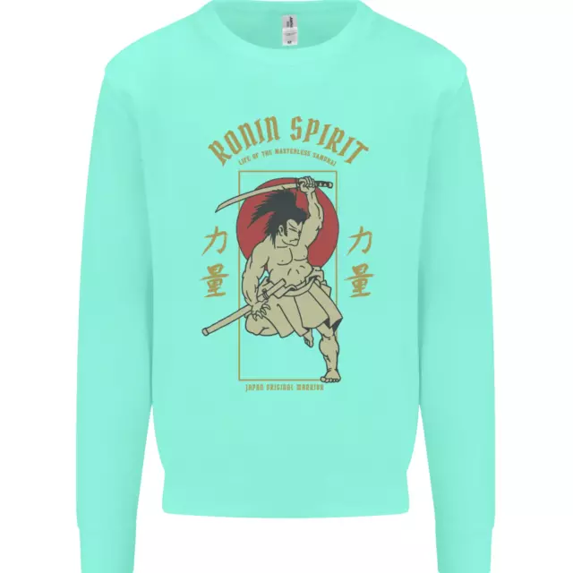 Ronin Spirit Samurai Giappone Felpa Uomo Giapponese Maglione 6